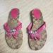 Coach Shoes | Coach Sandals Size 9b | Color: Pink/Tan | Size: 9b