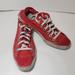 Converse Shoes | Converse All Star Weave Mesh Knit Crochet Shoes | Color: Red/Tan | Size: 10