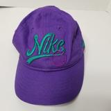 Nike Accessories | Girls Nike Spellout Swoosh Athletic 72 Department Logo Purple Strapback Hat 4-6x | Color: Purple | Size: 4-6x