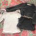 Zara Shirts & Tops | Girls Tunic Dress And Long Sleeve Too | Color: Cream/Gray | Size: 5tg