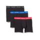 Calvin Klein Men's 3 Pack Boxer Briefs, Boxer, B-Blue/Strawberry Field/Black, S (Pack of 3)