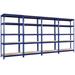 WFX Utility™ Carroll 73" H x 36" W x 18" D 5-Tier Metal Storage Shelves Wood/Wire/Metal in Brown | 73 H x 36 W x 18 D in | Wayfair