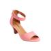 Women's The Fallon Sandal by Comfortview in Salmon Rose (Size 7 1/2 M)