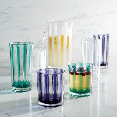 Riviera Striped Acrylic Drinkware - Bloom, Bloom D...