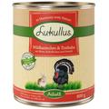 6x800g Wild Rabbit & Turkey Lukullus Wet Dog Food