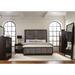 Everly Quinn Anketell Standard Bed Wood & /Upholstered/Polyester in Brown/Gray | 80 H x 81 W x 86 D in | Wayfair 3CE607C944964C8882DBAF3A27765B6A