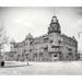 Ebern Designs Imperial Hotel, Historic Indianapolis - Wrapped Canvas Photograph Print Canvas, in Black/White | 20 H x 24 W x 1.5 D in | Wayfair