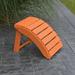 Breakwater Bay Lolley Folding Outdoor Ottoman Plastic in Orange/Yellow/Brown | 16 H x 16 W x 18 D in | Wayfair 803C84584A85463C9664D2000ED0005C