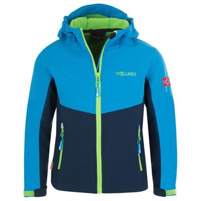 Trollkids - Kid's Kristiansand Jacket - Softshelljacke Gr 176 blau