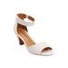 Women's The Fallon Sandal by Comfortview in White (Size 7 M)