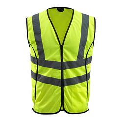 Mascot Wingate Hi-Vis Traffic Vest 50145-977 - Safe Supreme Mens M Hi-Vis Yellow