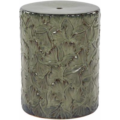 Natividad 18"H x 13"W x 13"D Marble Home Decor Green Outdoor Stool - Boutique Rugs