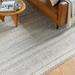 Penticton 8' x 10' Cottage Handmade Wool Solid Wool Cream/Light Gray/Medium Gray/Tan/Light Beige/Peach Area Rug - Hauteloom