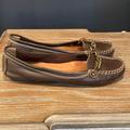 J. Crew Shoes | J.Crew Leather Moccasins | Color: Brown | Size: 9