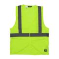 Berne HVV042 Adult Hi-Vis Class 2 Economy Vest in Yellow size Medium/Large | Polyester