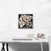 ARTCANVAS Cross 1922 by Wassily Kandinsky - Wrapped Canvas Print Canvas, Wood in Black/Red | 12 H x 12 W x 1.5 D in | Wayfair KANDIN48-1L-12x12