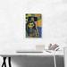 ARTCANVAS Franzi in Front of A Carved Chair 1910 by Ernst Ludwig Kirchner - Wrapped Canvas Print Canvas in Blue/Green | Wayfair KIRCHN14-1L-18x12