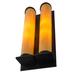 Meyda Lighting 4 - Light Dimmable Flush Mounted Sconce Plastic/Metal in Black | 36 H x 18 W x 7.5 D in | Wayfair 164367