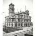 Ebern Designs Memphis Post Office, Historic Memphis - Wrapped Canvas Photograph Print Metal in Black/White | 40 H x 30 W x 1.5 D in | Wayfair