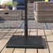 Sol 72 Outdoor™ Jaquelin Resin Free Standing Umbrella Base Plastic/Resin in Black/Brown | 14.17 H x 21.45 W x 21.45 D in | Wayfair