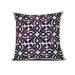 Winston Porter Milnor Outdoor Square Pillow Cover & Insert Polyester/Polyfill blend in Indigo | 18 H x 18 W x 7 D in | Wayfair