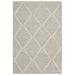 White 24 x 0.4 in Indoor Area Rug - Union Rustic Huberty Geometric Flatweave Silver/Ivory Area Rug Silk/Wool | 24 W x 0.4 D in | Wayfair