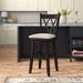 Three Posts™ Fortville Swivel Bar & Counter Stool Wood in Black | 47.24 H x 19.3 W x 21.7 D in | Wayfair A07F35606EC4426CBB9F74A7FB0A252C