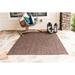 Brown 49 x 0.13 in Indoor Area Rug - Millwood Pines Abderus Light Indoor Area Rug, Polypropylene | 49 W x 0.13 D in | Wayfair