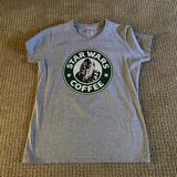 Disney Tops | Disney Star Wars Tee Size Large | Color: Gray | Size: L