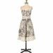 Anthropologie Dresses | Anthropologie Strapless Dress 2 | Color: Gray/Tan | Size: 2