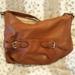 Nine West Bags | Nine West Brown Leather Shoulder Bag | Color: Brown/Silver | Size: Os