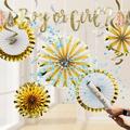 Creative Converting 18 Piece Decoration Kit in White/Yellow | 60 W x 0.01 D in | Wayfair DTCBBRVLB1A