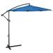 Arlmont & Co. Valeria 120" x 3" Cantiliver Sunbrella Umbrella Metal in Blue/Navy | Wayfair 85A2997125DD47F19F78641F9E5DB72A