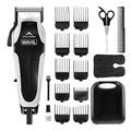 WAHL Clip N Trim II Hair Clipper, Integrated Hair Trimmer, Head Shaver, Men's Hair Clippers with Trimmer, Stubble, Male, White