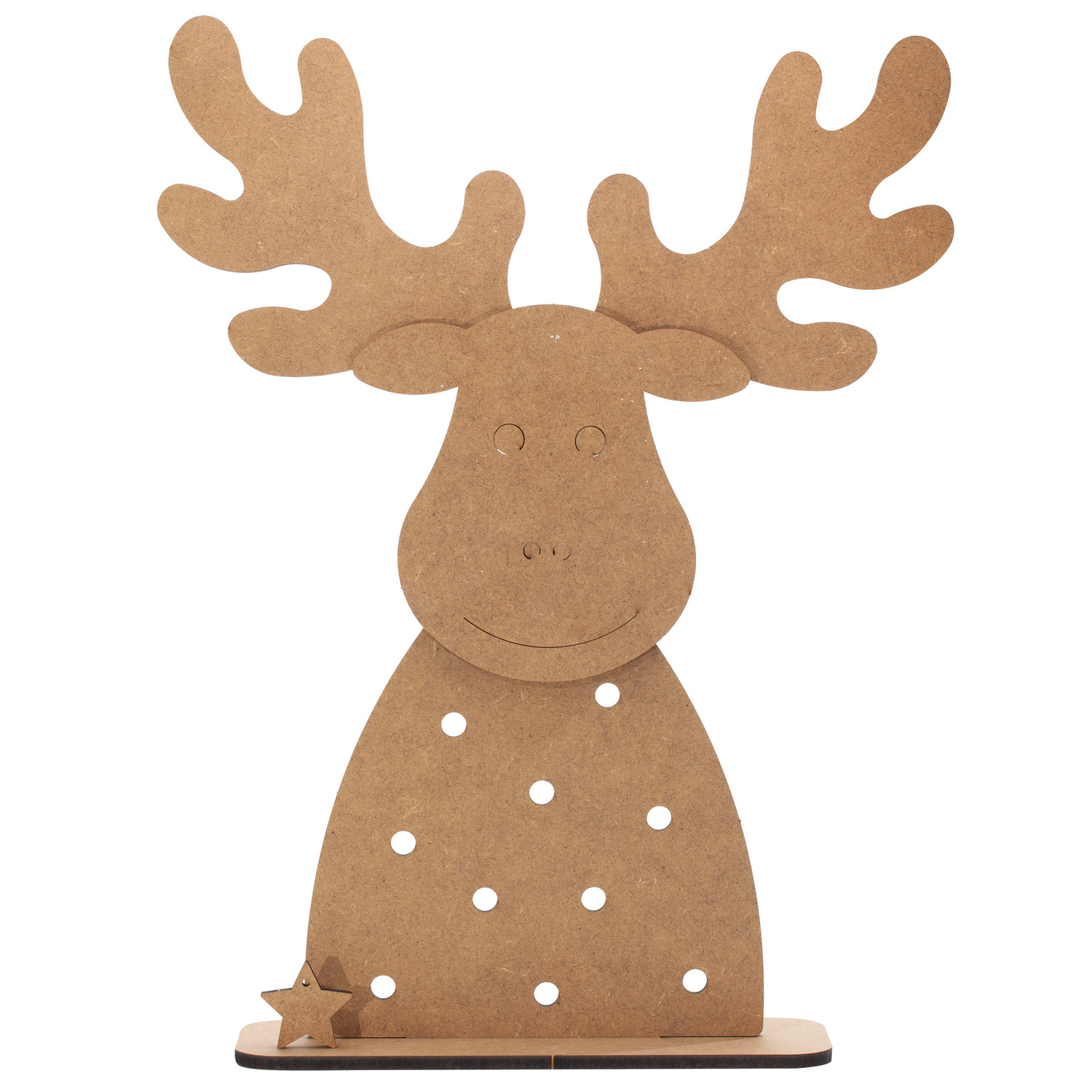 Renne en MDF, 33 x 47 cm