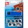 Prym Œillets sans couture, avec rondelles, dim. : 14 mm Ø, contenu : 10 pièces