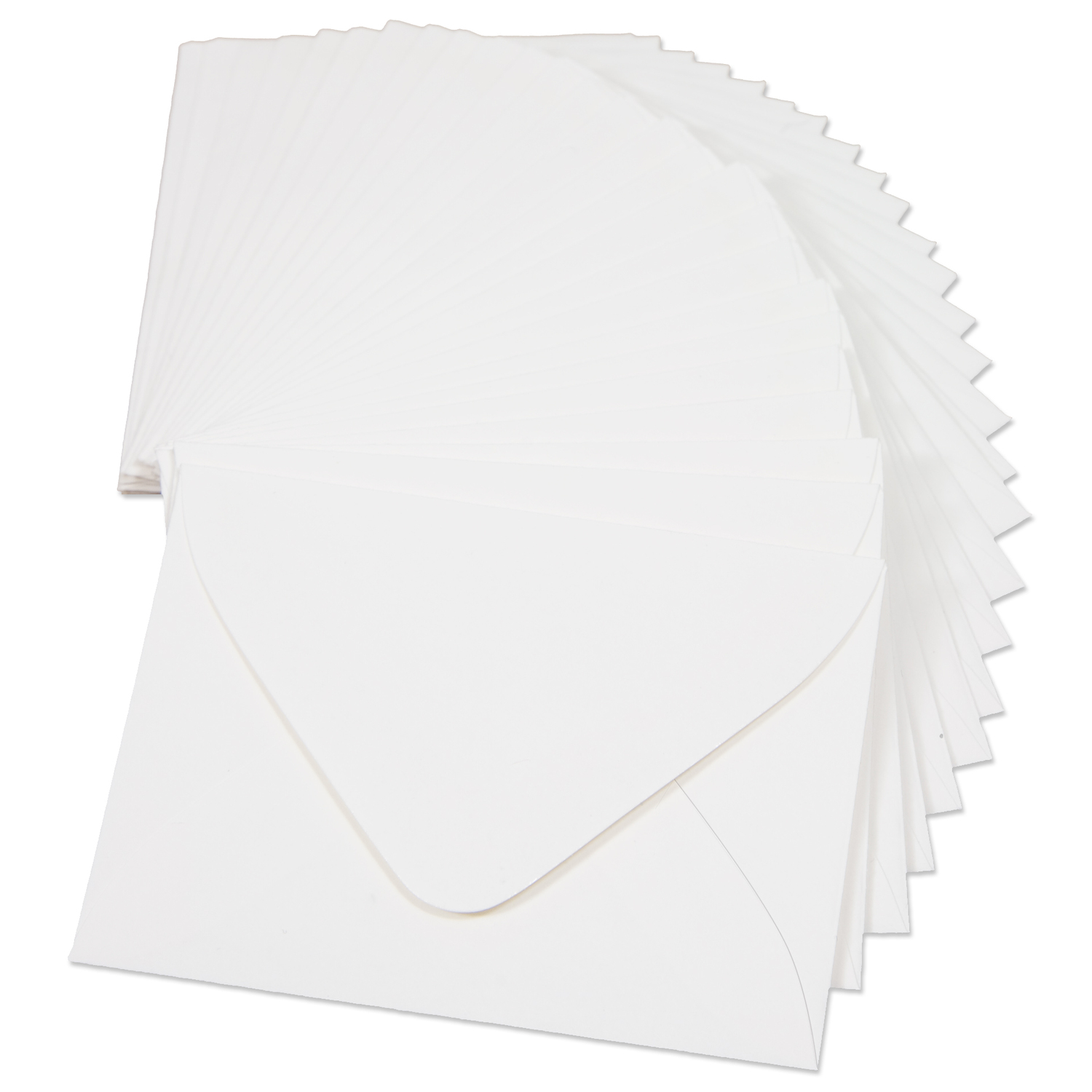 Mini-enveloppes, blanc, 57 x 71 mm, 25 pièces
