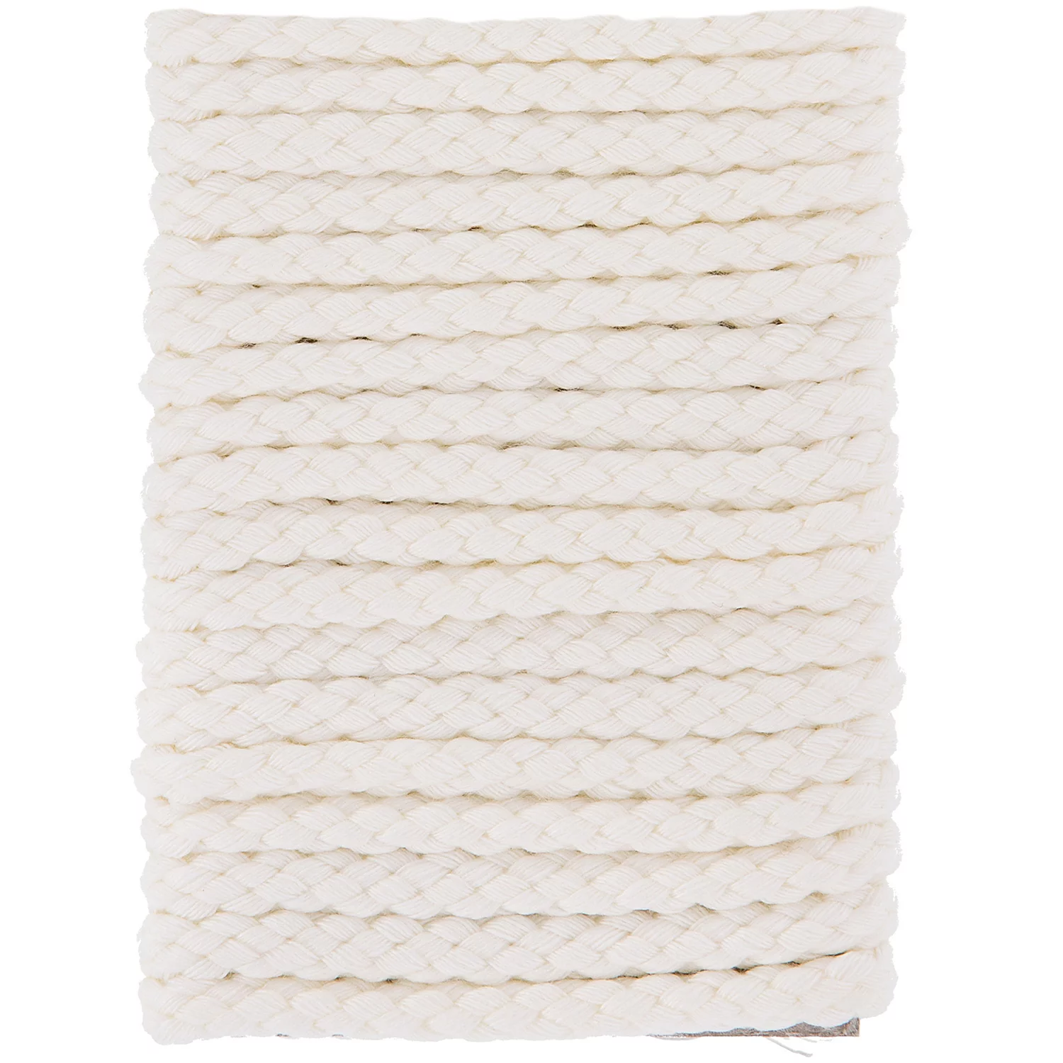 buttinette Cordon pour vêtements, blanc, 8 mm Ø, longueur : 5 m