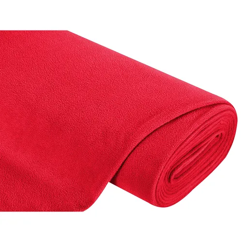 Tissu polaire, rouge