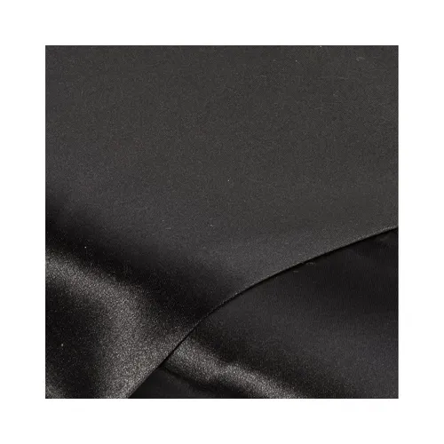 Tissu satin uni ""Gala"", noir