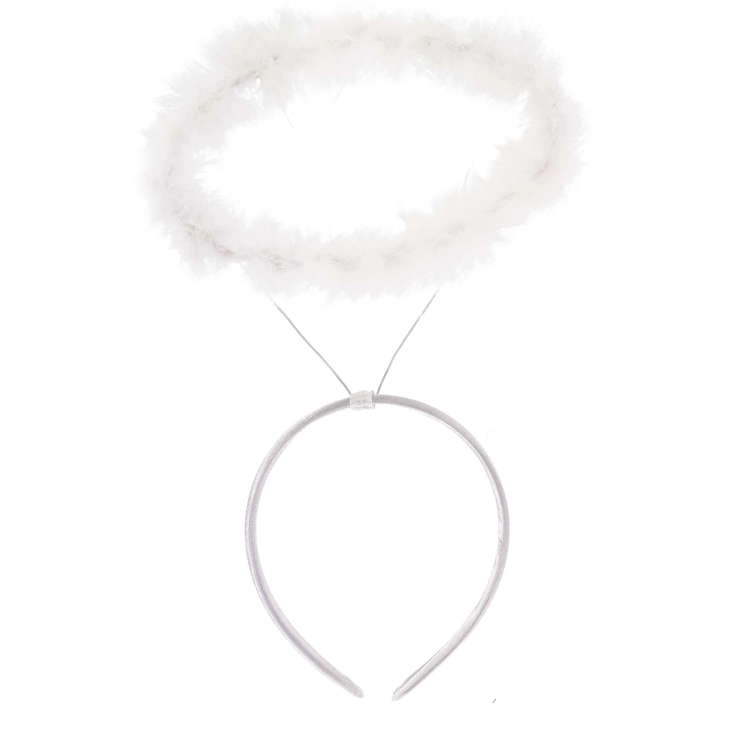 Serre-tête "auréole d'ange", blanc