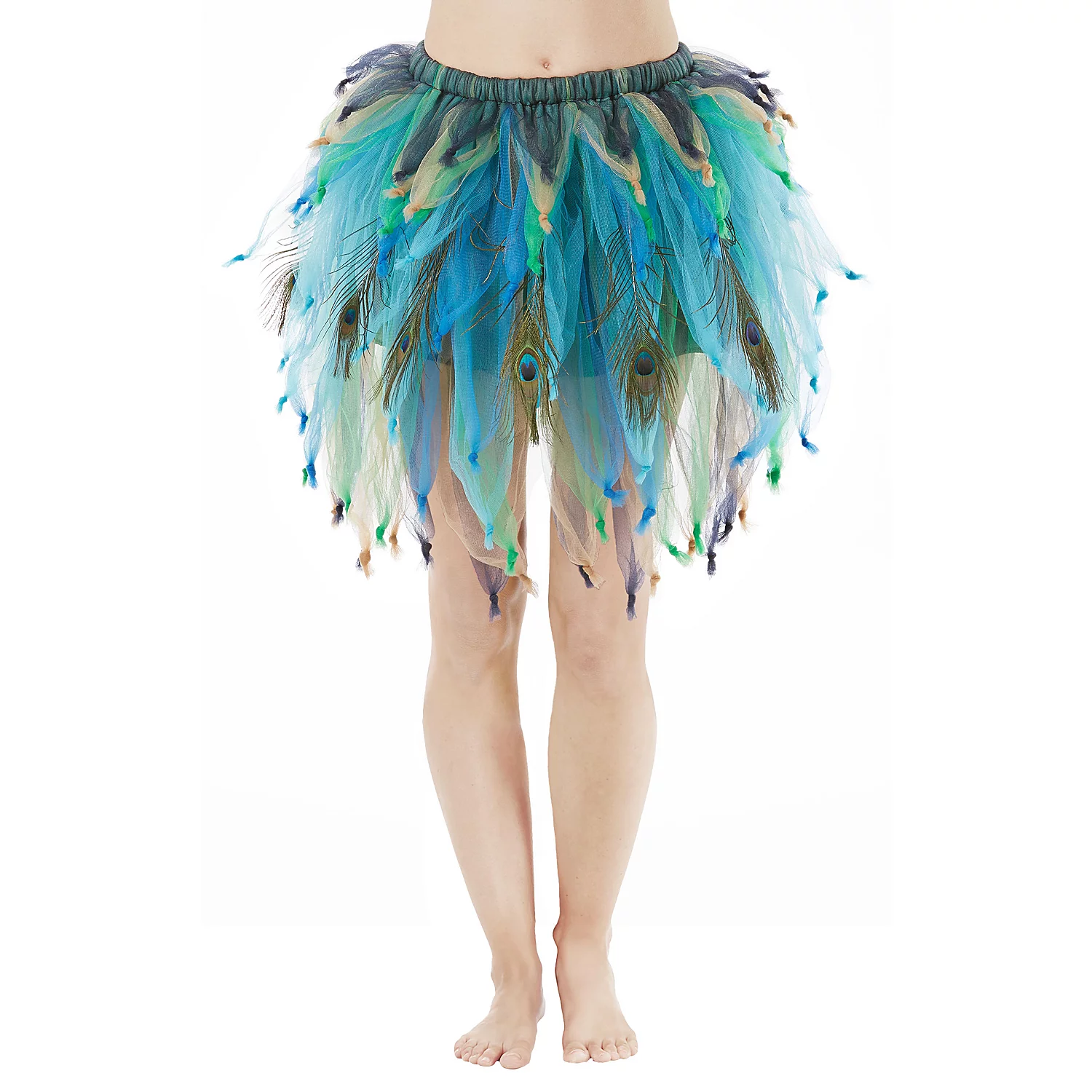 buttinette Jupe en tulle "paon