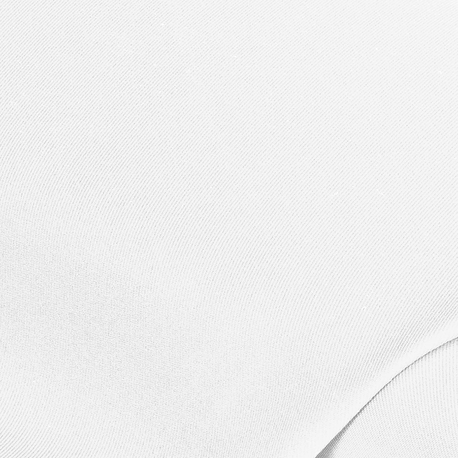 Tissu gabardine en polyester, blanc