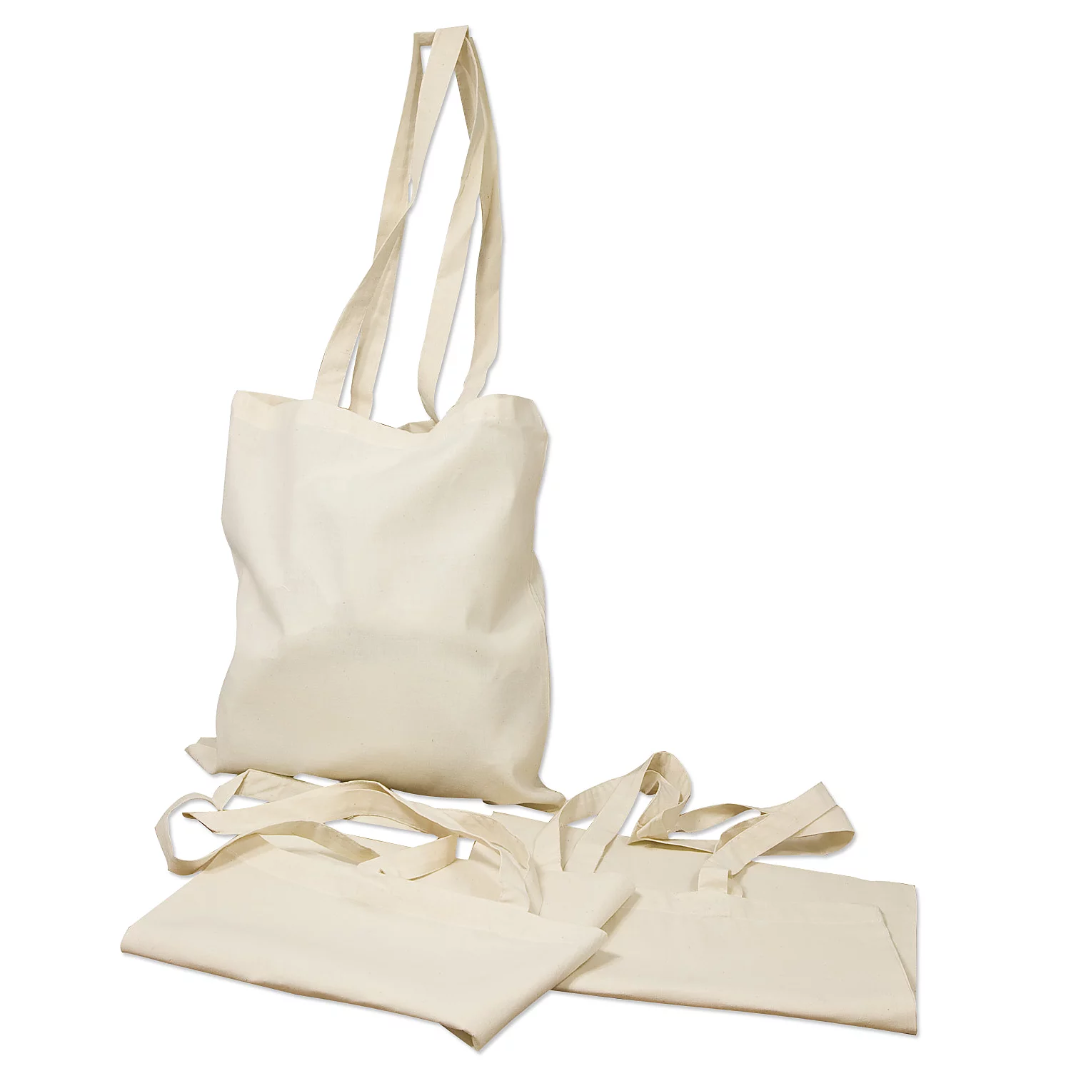 Tote bag, écru naturel, 38 x 42 cm