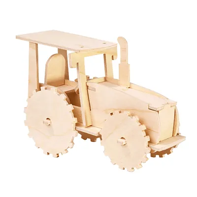 Holzbausatz Traktor, 15 x 11 cm