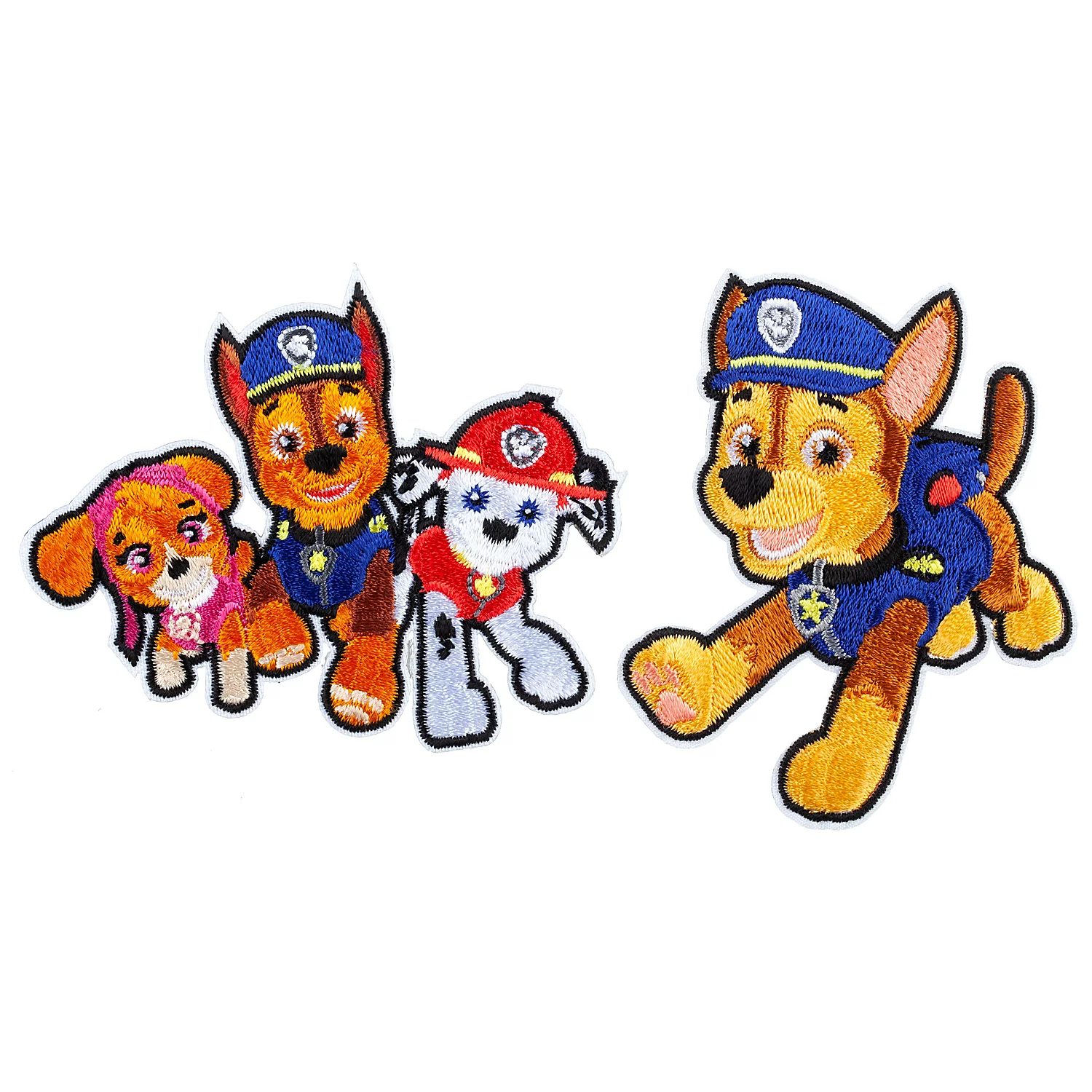 Écussons Mono-Quick "Pat' Patrouille", dim. : 6–8 cm, contenu : 2 pièces