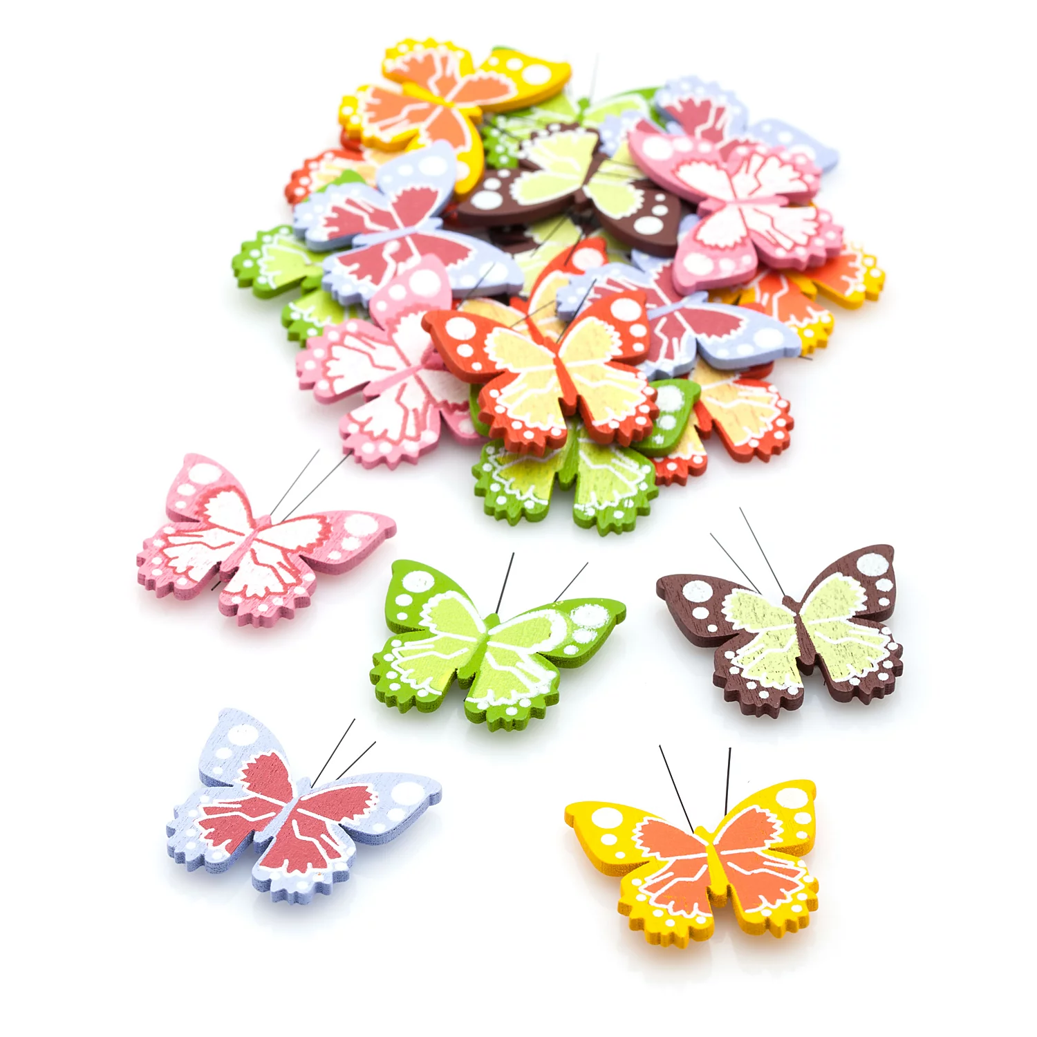 Streuteile Schmetterlinge, 24 Stück