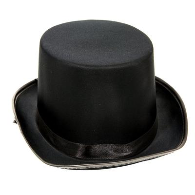 Satin-Zylinder, schwarz Image
