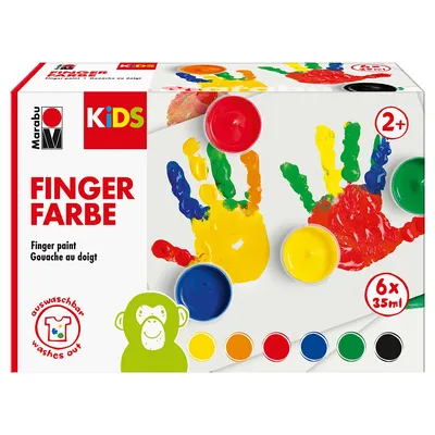 KIDS Fingerfarbenset, 6x 35 ml Image