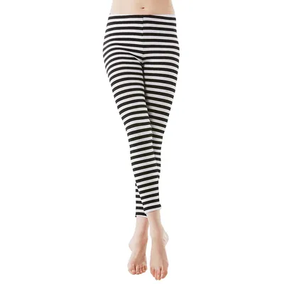 Leggings Ringel, schwarz/weiß Image
